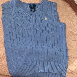 Trendy blue sweater